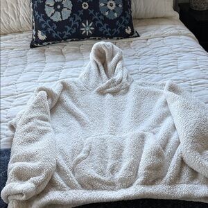 Zella Cream Cowl Neck Sweater